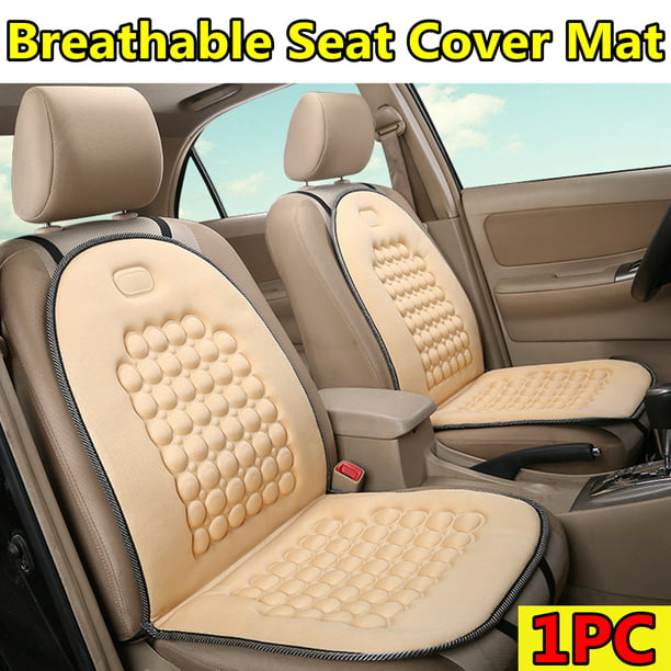 Universal Flax Car Front/Back Seat Cushion Cover Pad Mat Protector Truck Suv 